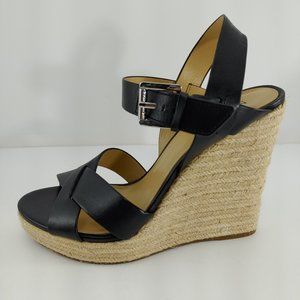 MICHAEL KORS Platform Wedge Espadille Sandals, NEW